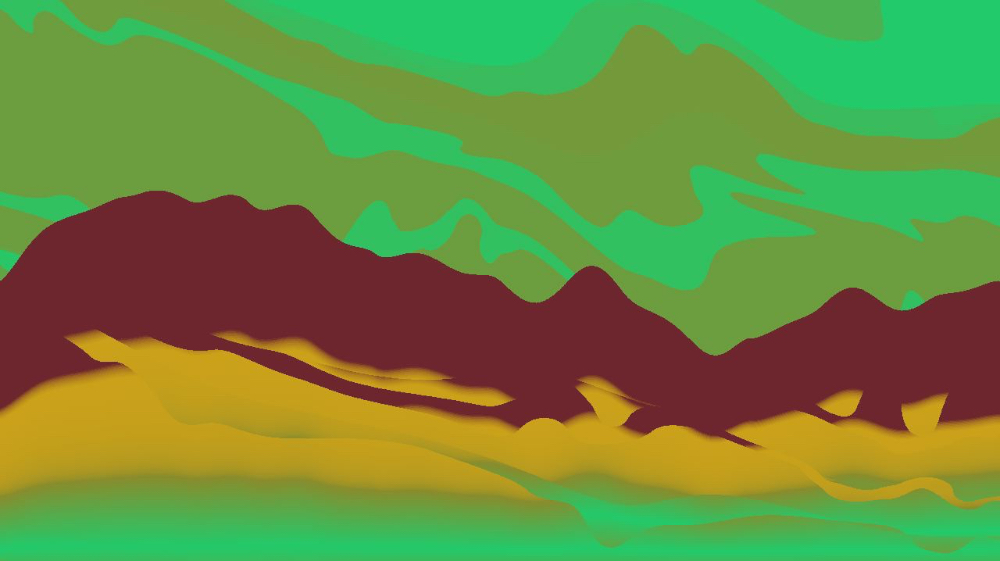 Image 'reflets &mdash; msg &mdash; abstract mountain 2 3'.