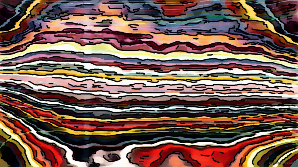 Image 'reflets &mdash; paint action sequence &mdash; movie processing 1 2'.