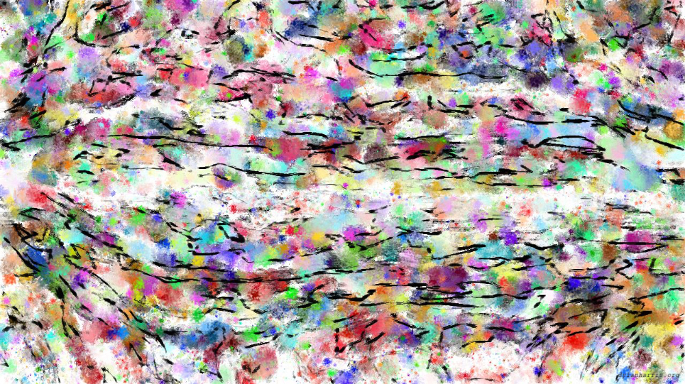 Image 'reflets &mdash; paint action sequence &mdash; movie process examples 1 4'.