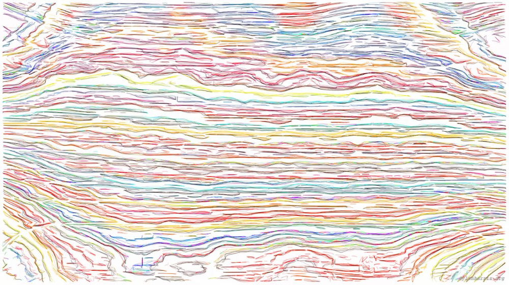 Image 'reflets &mdash; paint action sequence &mdash; movie process tutorial 4 3'.