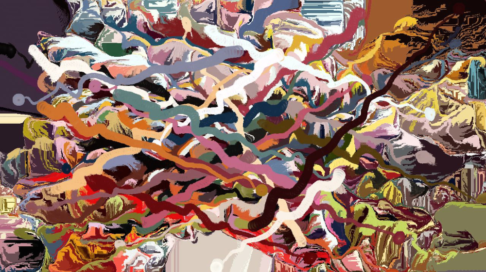 Image 'reflets &mdash; dualmode paint &mdash; new new 2 2 7'.
