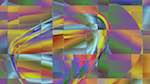 Fourth of 'reflets &mdash; msg &mdash; variations 1 new e 6'.
