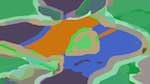 Seventh of 'reflets &mdash; msg &mdash; variations 1 new f 5'.