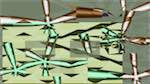 Fourth of 'reflets &mdash; msg &mdash; variations 2 new 12 4'.