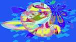Fifth of 'reflets &mdash; msg &mdash; variations 2 new 16 4'.
