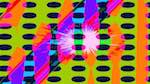 Fourth of 'reflets &mdash; msg &mdash; variations 0 op art 1'.