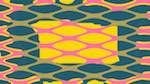 Seventh of 'reflets &mdash; msg &mdash; variations 0 op art 1'.