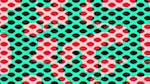 Eighth of 'reflets &mdash; msg &mdash; variations 0 op art 1'.