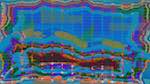 Fifth of 'reflets &mdash; msg &mdash; variations 0 op art 4'.