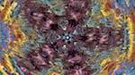 Seventh of 'reflets &mdash; msg &mdash; variations 1 organic sym 4'.