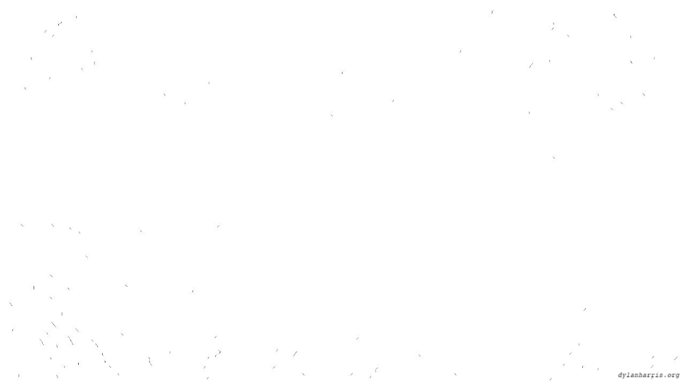 Image 'reflets &mdash; paint action sequence &mdash; outlines 7'.