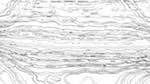 Sixth of 'reflets &mdash; paint action sequence &mdash; outlines'.