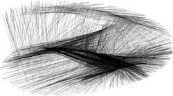 Sixth of 'reflets &mdash; paint synthesiser classic &mdash; 4.0 collection procedural abstraction exp 1'.