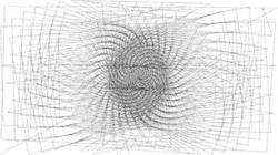 Second of 'reflets &mdash; paint synthesiser classic &mdash; 4.0 collection procedural abstraction exp 2'.