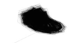Third of 'reflets &mdash; paint synthesiser classic &mdash; 4.0 collection procedural abstraction exp 2'.