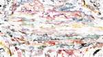 Third of 'reflets &mdash; paint action sequence &mdash; paint 2'.
