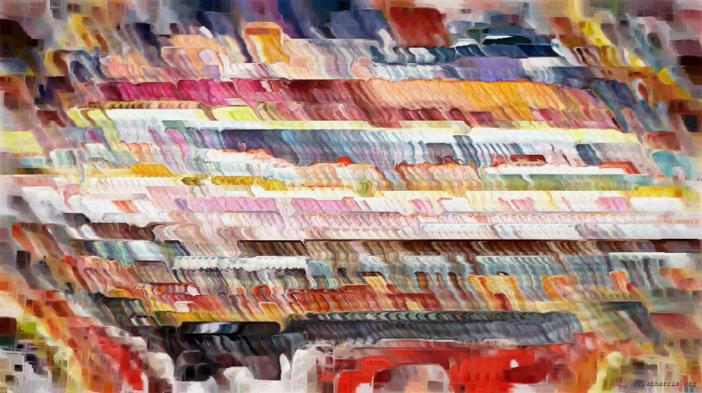 Image 'reflets &mdash; paint action sequence &mdash; paint in 2 8'.