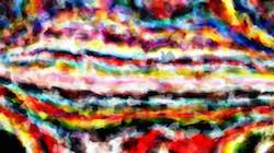 Second of 'reflets &mdash; paint synthesiser classic &mdash; 4.0 collection path repeaters 2'.