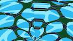 Eighth of 'reflets &mdash; msg &mdash; variations 1 pattern 1'.