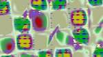 First of 'reflets &mdash; msg &mdash; variations 1 pastel grid like 3'.