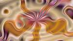 Second of 'reflets &mdash; msg &mdash; variations 1 pinwheel 2'.
