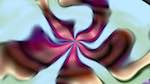 Third of 'reflets &mdash; msg &mdash; variations 1 pinwheel 2'.