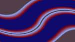 Fourth of 'reflets &mdash; msg &mdash; abstract ribbons'.
