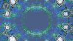 Fifth of 'reflets &mdash; msg &mdash; abstract 1 symmetry breaking 1'.