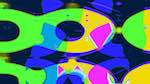 Fifth of 'reflets &mdash; msg &mdash; abstract 1 symmetry breaking 11'.