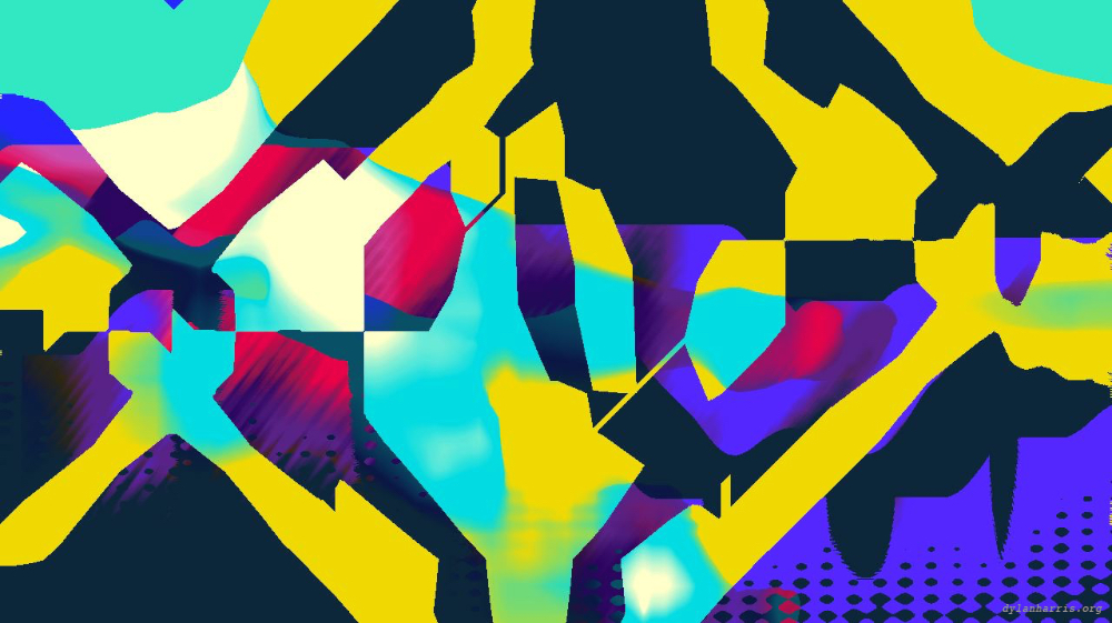 Image 'reflets &mdash; msg &mdash; abstract 1 symmetry breaking 12 1'.