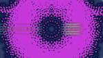 Fifth of 'reflets &mdash; msg &mdash; abstract 1 symmetry breaking 14'.
