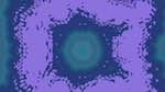 Sixth of 'reflets &mdash; msg &mdash; abstract 1 symmetry breaking 14'.