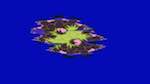 Fourth of 'reflets &mdash; msg &mdash; abstract 1 symmetry breaking 18'.