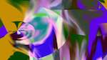 Sixth of 'reflets &mdash; msg &mdash; abstract 1 symmetry breaking 19'.