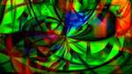 Second of 'reflets &mdash; msg &mdash; abstract 1 symmetry breaking 20'.