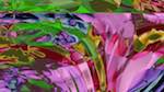 Seventh of 'reflets &mdash; msg &mdash; abstract 1 symmetry breaking 20'.