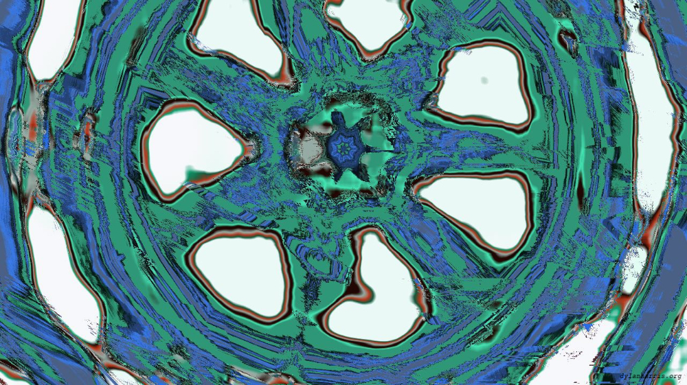 Image 'reflets &mdash; msg &mdash; abstract 1 symmetry breaking 3 3'.