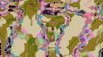 Seventh of 'reflets &mdash; msg &mdash; abstract 1 symmetry breaking 3'.