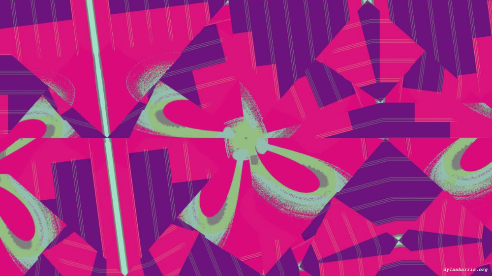 Image 'reflets &mdash; msg &mdash; abstract 1 symmetry breaking 6 6'.
