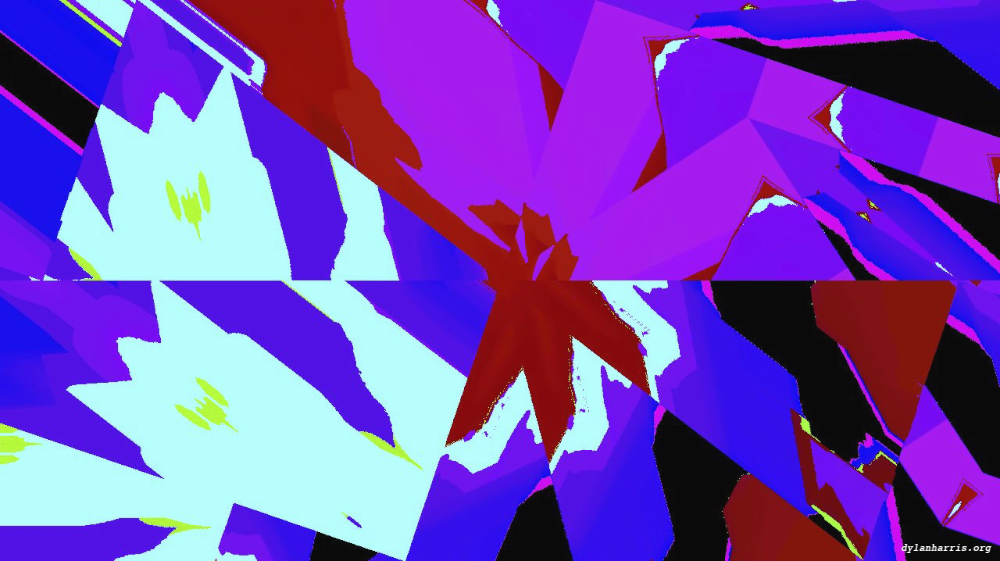 Image 'reflets &mdash; msg &mdash; abstract 1 symmetry breaking 6 8'.