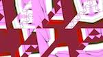 Fifth of 'reflets &mdash; msg &mdash; abstract 1 symmetry breaking 6'.