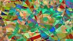 Fourth of 'reflets &mdash; msg &mdash; abstract 1 symmetry breaking 8'.