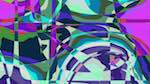 Seventh of 'reflets &mdash; msg &mdash; abstract 1 symmetry breaking 8'.