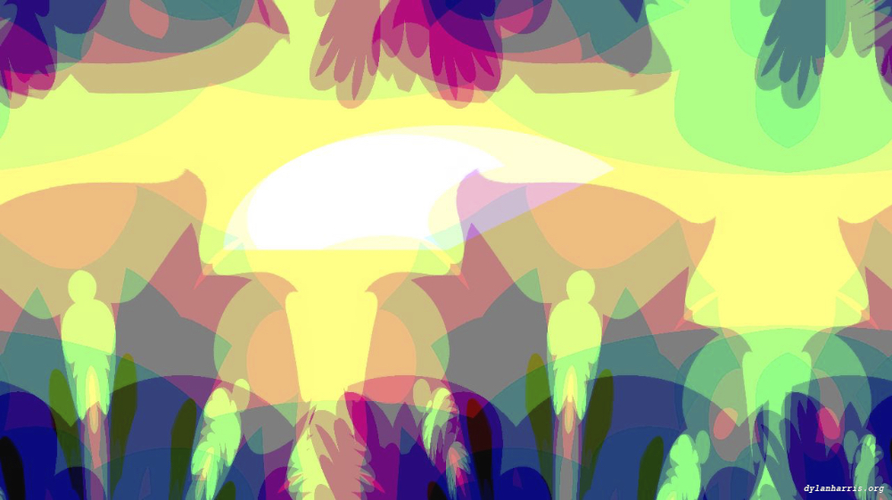 Image 'reflets &mdash; msg &mdash; abstract 1 symmetry breaking 2 2 5'.