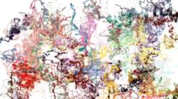 Third of 'reflets &mdash; paint synthesiser classic &mdash; 3.5 collection scribblers 1'.