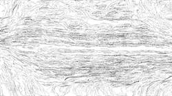 Third of 'reflets &mdash; paint synthesiser classic &mdash; 4.0 collection sketch 2'.