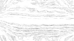 Fifth of 'reflets &mdash; paint synthesiser classic &mdash; 4.0 collection sketch 2'.