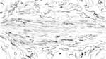 Fourth of 'reflets &mdash; paint action sequence &mdash; sketch 1'.