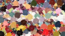 Second of 'reflets &mdash; paint synthesiser classic &mdash; 3.5 collection soft 3'.