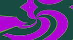 Second of 'reflets &mdash; msg &mdash; abstract spiral&ndash;like 1'.